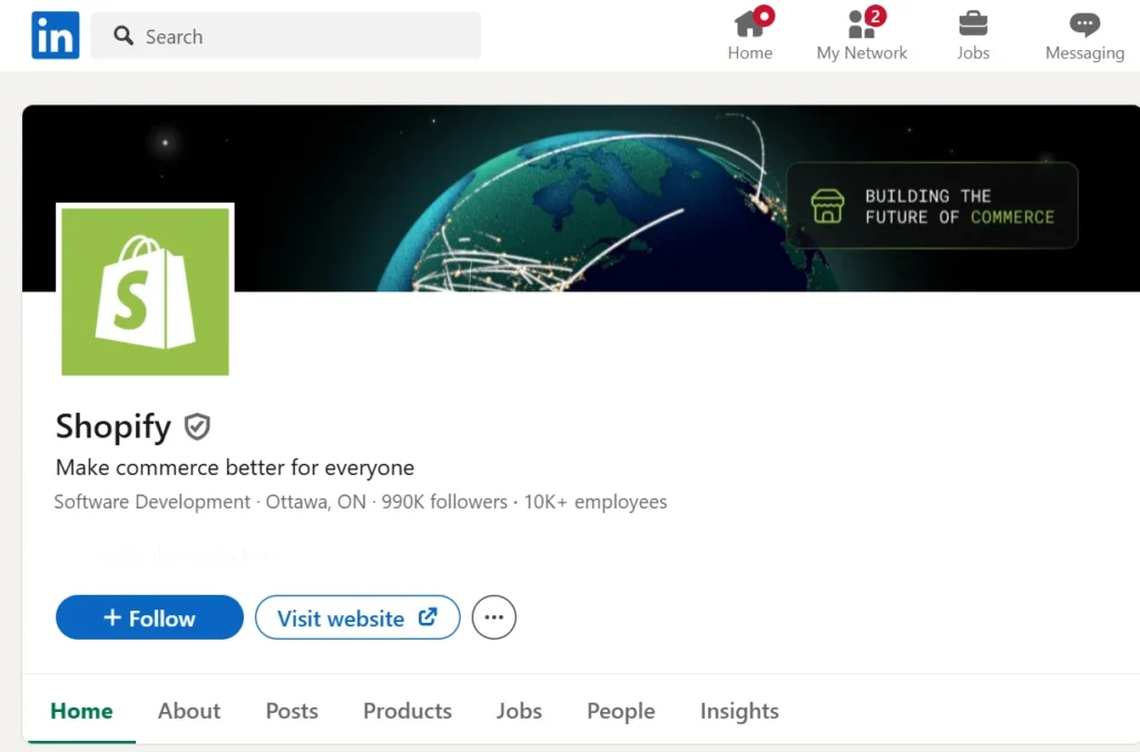 Visit domain page on LinkedIn